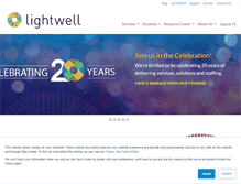 Tablet Screenshot of lightwellinc.com